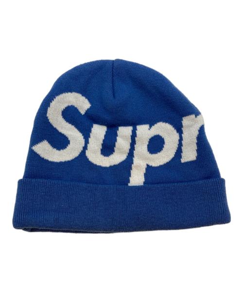 SUPREME（シュプリーム）Supreme (シュプリーム) 24AW big logo beanie ブルーの古着・服飾アイテム