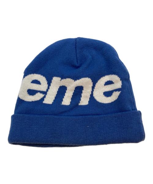 SUPREME（シュプリーム）Supreme (シュプリーム) 24AW big logo beanie ブルーの古着・服飾アイテム