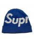 Supreme (シュプリーム) 24AW big logo beanie ブルー：7000円