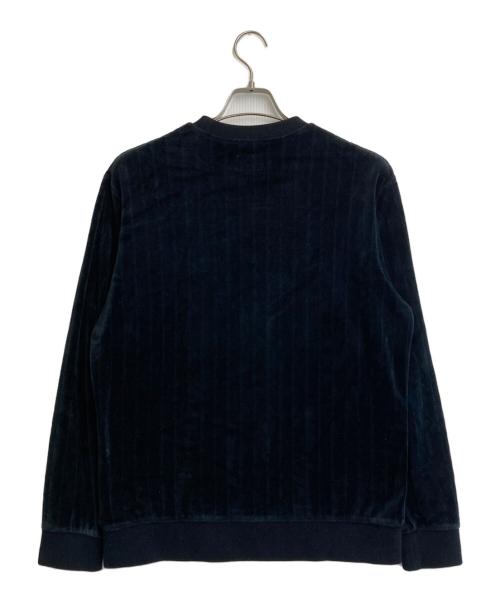 SUPREME（シュプリーム）SUPREME (シュプリーム) 16AW velour crewneck ブラック サイズ:SIZE Mの古着・服飾アイテム