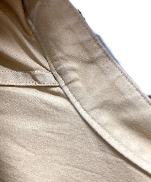Graphpaper（グラフペーパー）Graphpaper (グラフペーパー) Stretch Typewriter Stand Collar Short Yoke Sleeve Shirt ベージュ サイズ:SIZE Freeの古着・服飾アイテム