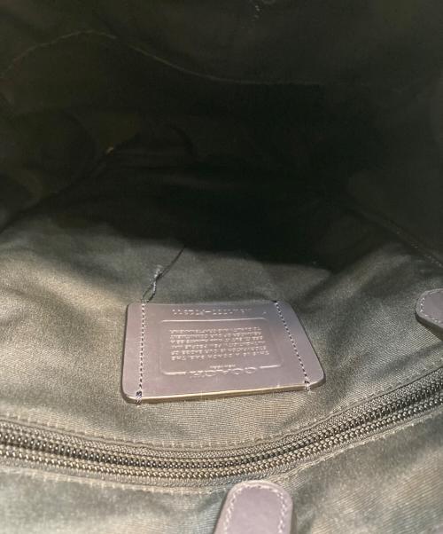 COACH（コーチ）COACH (コーチ) ヘンリーナッパレザー ネイビーの古着・服飾アイテム