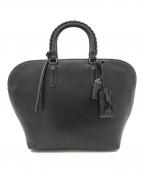 COACHコーチ）の古着「Dakotah Satchel With Whipstitch Handle」｜ブラック