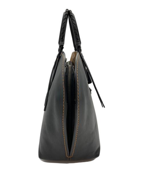 COACH（コーチ）COACH (コーチ) Dakotah Satchel With Whipstitch Handle ブラックの古着・服飾アイテム
