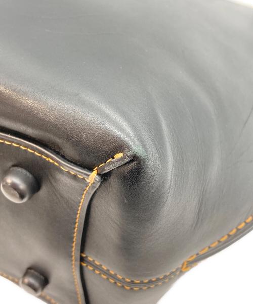 COACH（コーチ）COACH (コーチ) Dakotah Satchel With Whipstitch Handle ブラックの古着・服飾アイテム