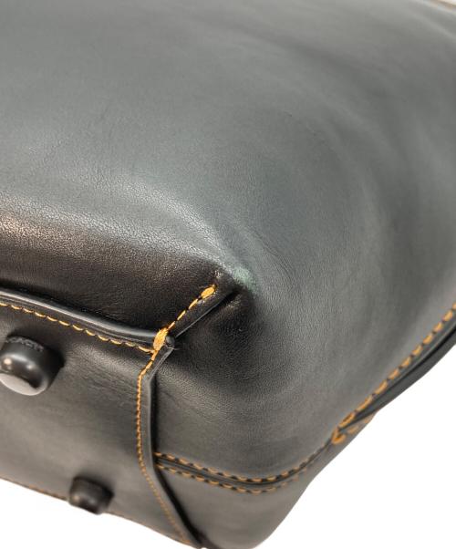 COACH（コーチ）COACH (コーチ) Dakotah Satchel With Whipstitch Handle ブラックの古着・服飾アイテム