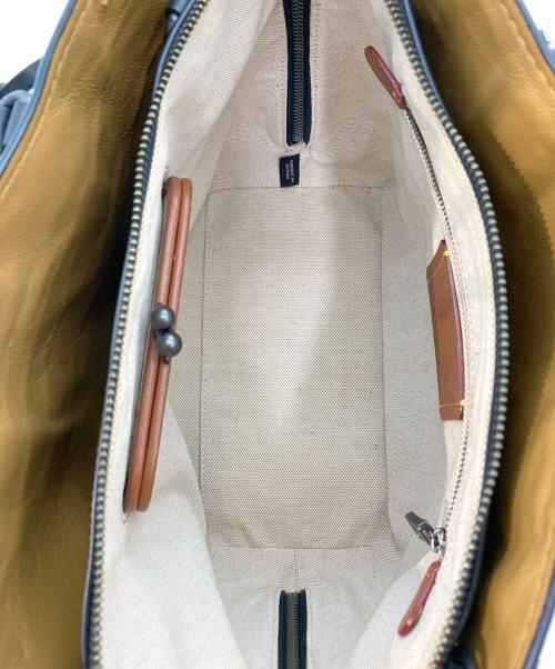 COACH（コーチ）COACH (コーチ) Dakotah Satchel With Whipstitch Handle ブラックの古着・服飾アイテム