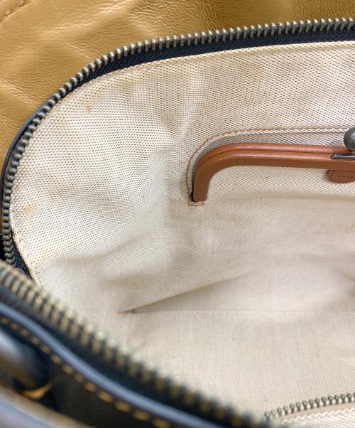 COACH（コーチ）COACH (コーチ) Dakotah Satchel With Whipstitch Handle ブラックの古着・服飾アイテム