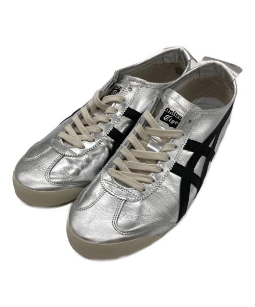 Onitsuka Tiger（オニツカタイガー）Onitsuka Tiger (オニツカタイガー) ローカットスニーカー シルバー サイズ:US9の古着・服飾アイテム