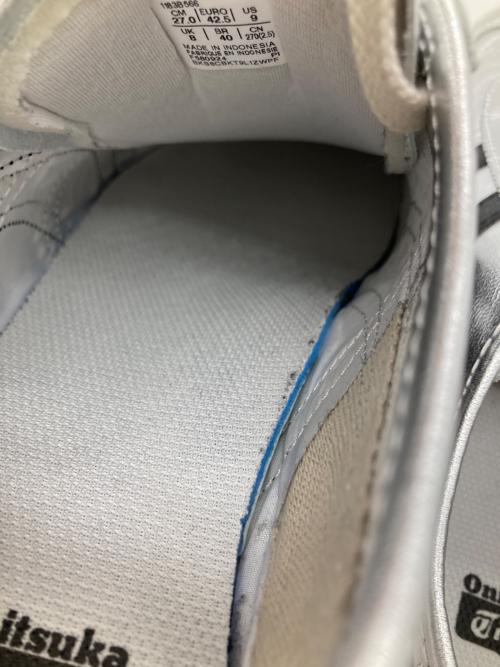 Onitsuka Tiger（オニツカタイガー）Onitsuka Tiger (オニツカタイガー) ローカットスニーカー シルバー サイズ:US9の古着・服飾アイテム
