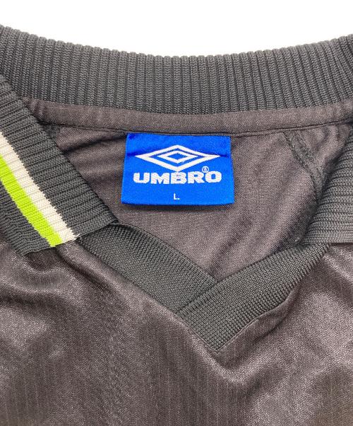 UMBRO（アンブロ）UMBRO (アンブロ) マンチェスター・ユナイテッドFCゲームシャツ ブラック サイズ:SIZE Lの古着・服飾アイテム