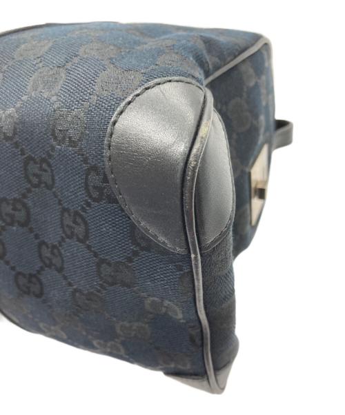 GUCCI（グッチ）GUCCI (グッチ) GGキャンバス ボストンバッグ ブラックの古着・服飾アイテム