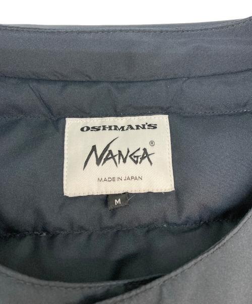 NANGA（ナンガ）NANGA (ナンガ) Oshman's (オッシュマンズ) INNER DOWN CARDIGAN ブラック サイズ:SIZE Mの古着・服飾アイテム