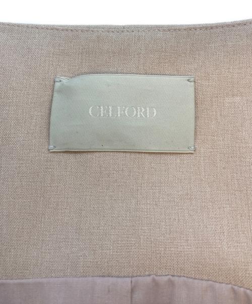CELFORD（セルフォード）CELFORD (セルフォード) バルーンペプラムセットアップ ピンク サイズ:SIZE 38の古着・服飾アイテム