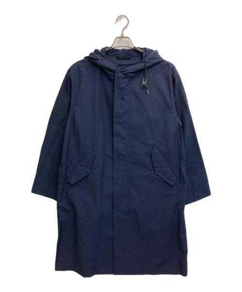 BROOKS BROTHERS（ブルックスブラザーズ）BROOKS BROTHERS (ブルックスブラザーズ) コットンナイロンフーデッドコート ネイビー サイズ:Sの古着・服飾アイテム