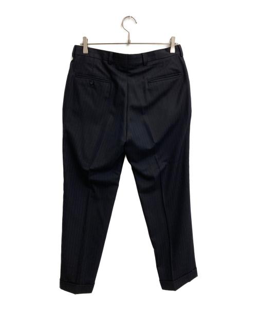 BROOKS BROTHERS（ブルックスブラザーズ）BROOKS BROTHERS (ブルックスブラザーズ) ウールストライプセットアップスーツ ネイビー サイズ:SIZE 38SHT / 32Wの古着・服飾アイテム