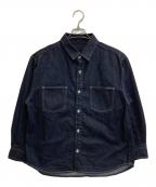 UPCYCLELINOアップサイクルリノ）の古着「BASIC デニムシャツジャケット」｜インディゴ