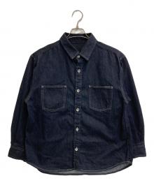 UPCYCLELINO（アップサイクルリノ）の古着「BASIC デニムシャツジャケット」｜インディゴ