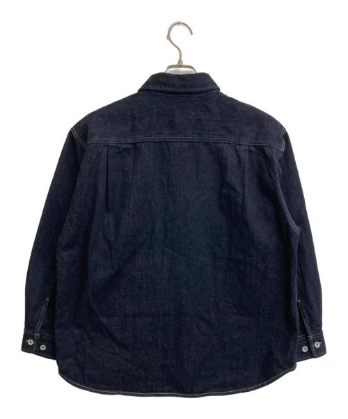 UPCYCLELINO（アップサイクルリノ）UPCYCLELINO (アップサイクルリノ) BASIC デニムシャツジャケット インディゴ サイズ:1の古着・服飾アイテム