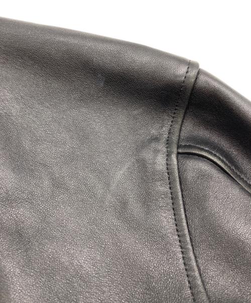 Schott（ショット）Schott (ショット) LEATHER TRUCKER JACKET ブラック サイズ:Mの古着・服飾アイテム