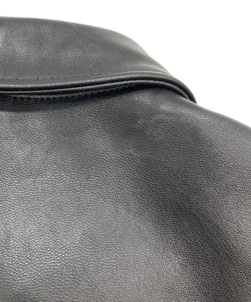 Schott（ショット）Schott (ショット) LEATHER TRUCKER JACKET ブラック サイズ:Mの古着・服飾アイテム