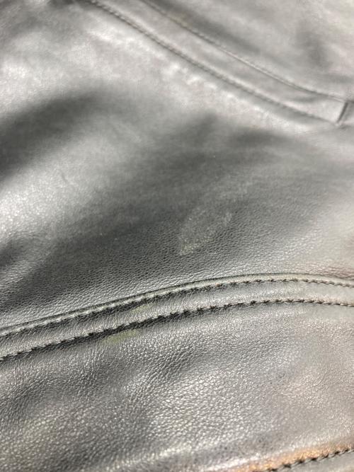 Schott（ショット）Schott (ショット) LEATHER TRUCKER JACKET ブラック サイズ:Mの古着・服飾アイテム