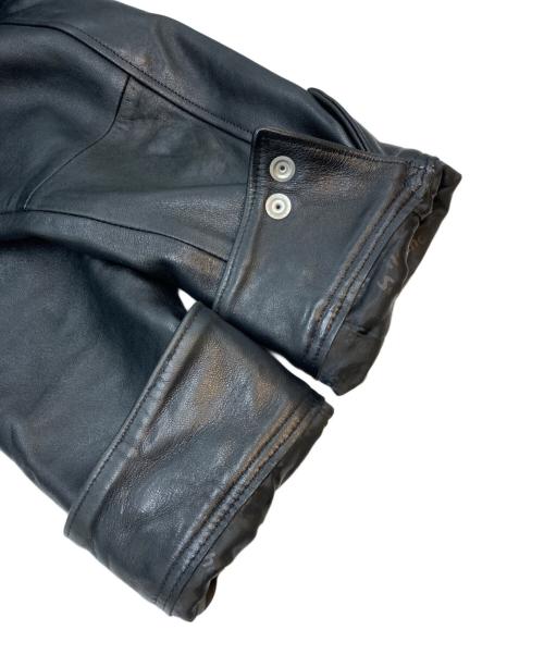 Schott（ショット）Schott (ショット) LEATHER TRUCKER JACKET ブラック サイズ:Mの古着・服飾アイテム