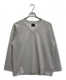 Needles（ニードルズ）の古着「L/S V-Neck Tee - Raschel Lace」｜グレー