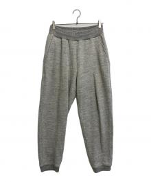 JACKMAN（ジャックマン）の古着「GG Sweat Rib Pants」｜グレー