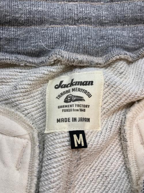 JACKMAN（ジャックマン）jackman (ジャックマン) GG Sweat Rib Pants グレー サイズ:SIZE Mの古着・服飾アイテム