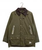 Barbour×and wanderバブアー×アンドワンダー）の古着「リップフードジャケット」｜カーキ