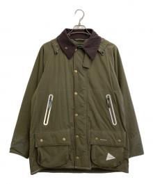 Barbour×and wander（バブアー×アンドワンダー）の古着「リップフードジャケット」｜カーキ