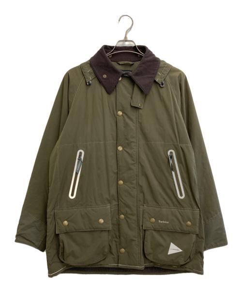 Barbour（バブアー）Barbour (バブアー) and wander (アンドワンダー) リップフードジャケット カーキ サイズ:SIZE 3の古着・服飾アイテム