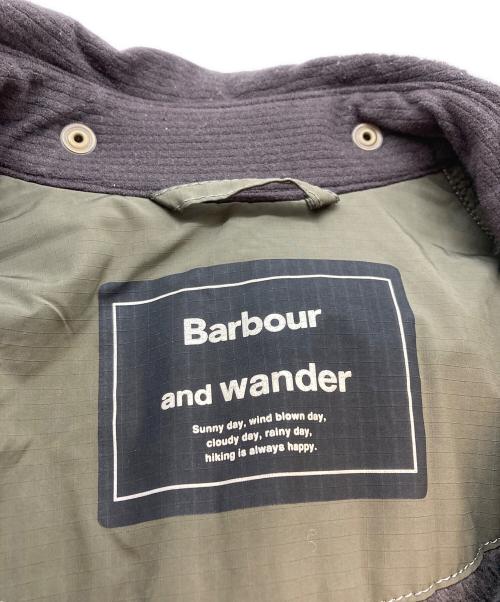 Barbour（バブアー）Barbour (バブアー) and wander (アンドワンダー) リップフードジャケット カーキ サイズ:SIZE 3の古着・服飾アイテム