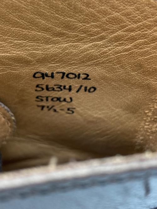 Tricker's（トリッカーズ）Tricker's (トリッカーズ) STOW カントリーブーツ ブラウン（エスプレッソ） サイズ:7 1/2の古着・服飾アイテム