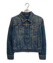 Saint Laurent Paris（サンローランパリ）の古着「ダメージ加工デニムジャケット」｜インディゴ