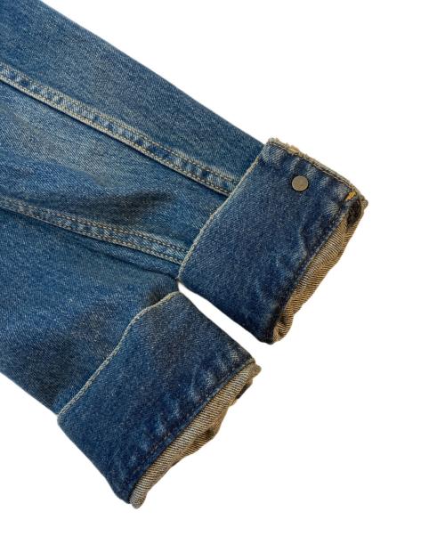 Saint Laurent Paris（サンローランパリ）Saint Laurent Paris (サンローランパリ) ダメージ加工デニムジャケット インディゴ サイズ:XSの古着・服飾アイテム
