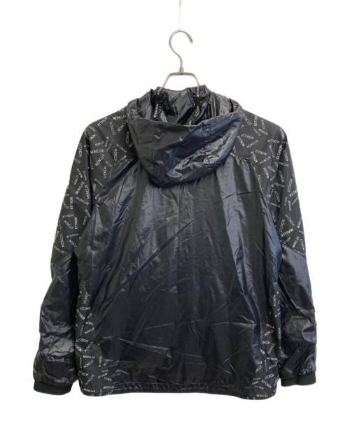 MONCLER（モンクレール）MONCLER (モンクレール) GIDAYUロゴプリントフード付きナイロンジャケット ブラック サイズ:1の古着・服飾アイテム