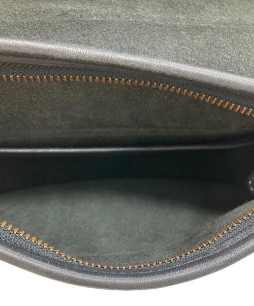 COACH（コーチ）COACH (コーチ) フラップレザーショルダーバッグ ブラックの古着・服飾アイテム