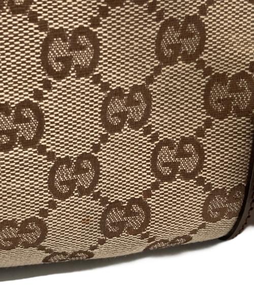 GUCCI（グッチ）GUCCI (グッチ) GGキャンバス ジャッキーハンドバッグ ブラウンの古着・服飾アイテム