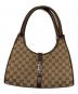 GUCCI（グッチ）の古着「GGキャンバス ジャッキーハンドバッグ」｜ブラウン