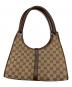 GUCCI (グッチ) GGキャンバス ジャッキーハンドバッグ ブラウン：75000円