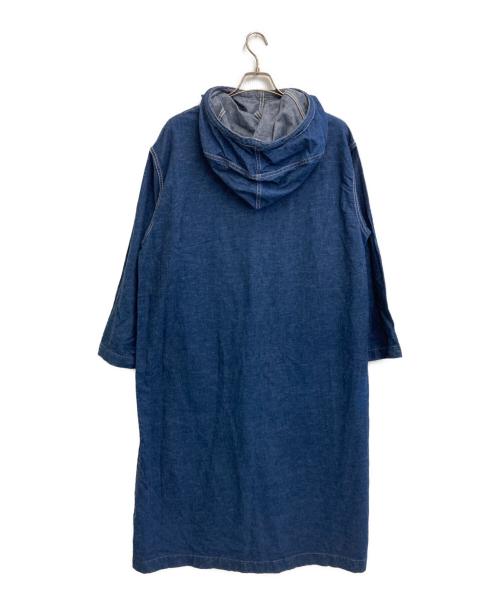 orSlow（オアスロウ）orSlow (オアスロウ) コットンサルベージフードロングワンピース ブルー サイズ:SIZE Freeの古着・服飾アイテム