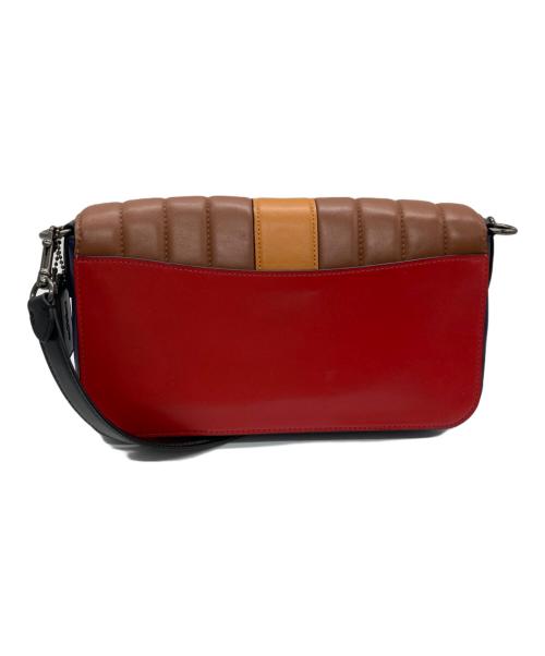 COACH（コーチ）COACH (コーチ) Georgie ショルダーバッグ ネイビー×ブラウンの古着・服飾アイテム