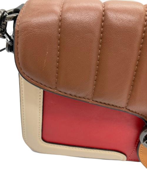 COACH（コーチ）COACH (コーチ) Georgie ショルダーバッグ ネイビー×ブラウンの古着・服飾アイテム