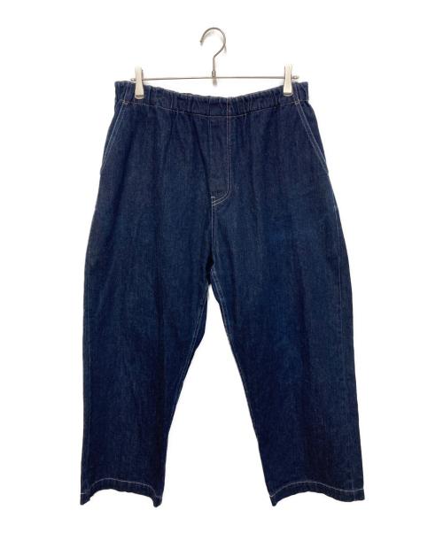 UPCYCLELINO（アップサイクルリノ）UPCYCLELINO (アップサイクルリノ) BASIC デニムワイドパンツ インディゴ サイズ:SIZE 2の古着・服飾アイテム