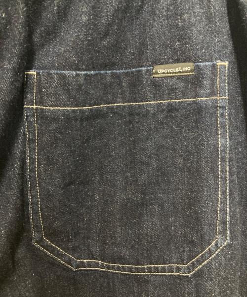 UPCYCLELINO（アップサイクルリノ）UPCYCLELINO (アップサイクルリノ) BASIC デニムワイドパンツ インディゴ サイズ:SIZE 2の古着・服飾アイテム