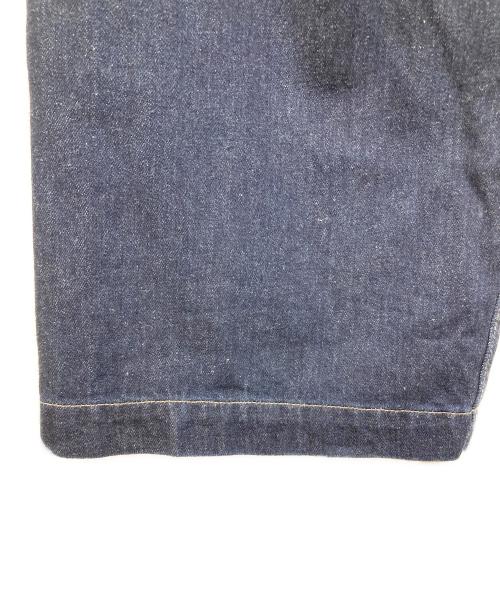 UPCYCLELINO（アップサイクルリノ）UPCYCLELINO (アップサイクルリノ) BASIC デニムワイドパンツ インディゴ サイズ:SIZE 2の古着・服飾アイテム