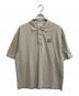 MAISON KITSUNE（メゾンキツネ）の古着「ボールド フォックスヘッド パッチ オーバーサイズ ポロ」｜ベージュ