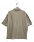 MAISON KITSUNE (メゾンキツネ) ボールド フォックスヘッド パッチ オーバーサイズ ポロ ベージュ サイズ:L 未使用品：15000円